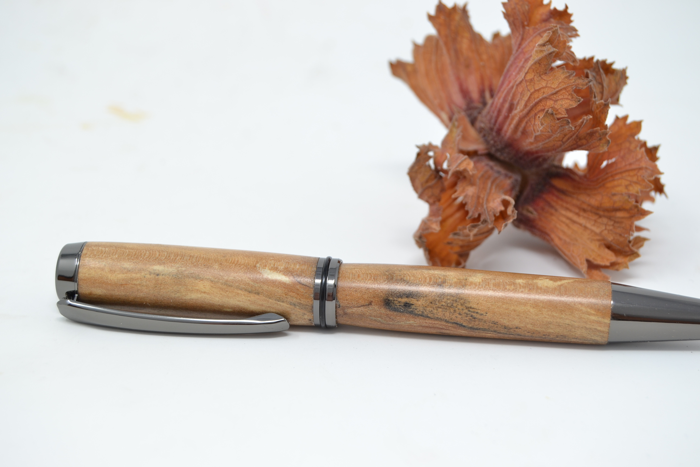 Schreibgerät-Unikat-Kugelschreiber Noble Twist Pen Bocote Holz 